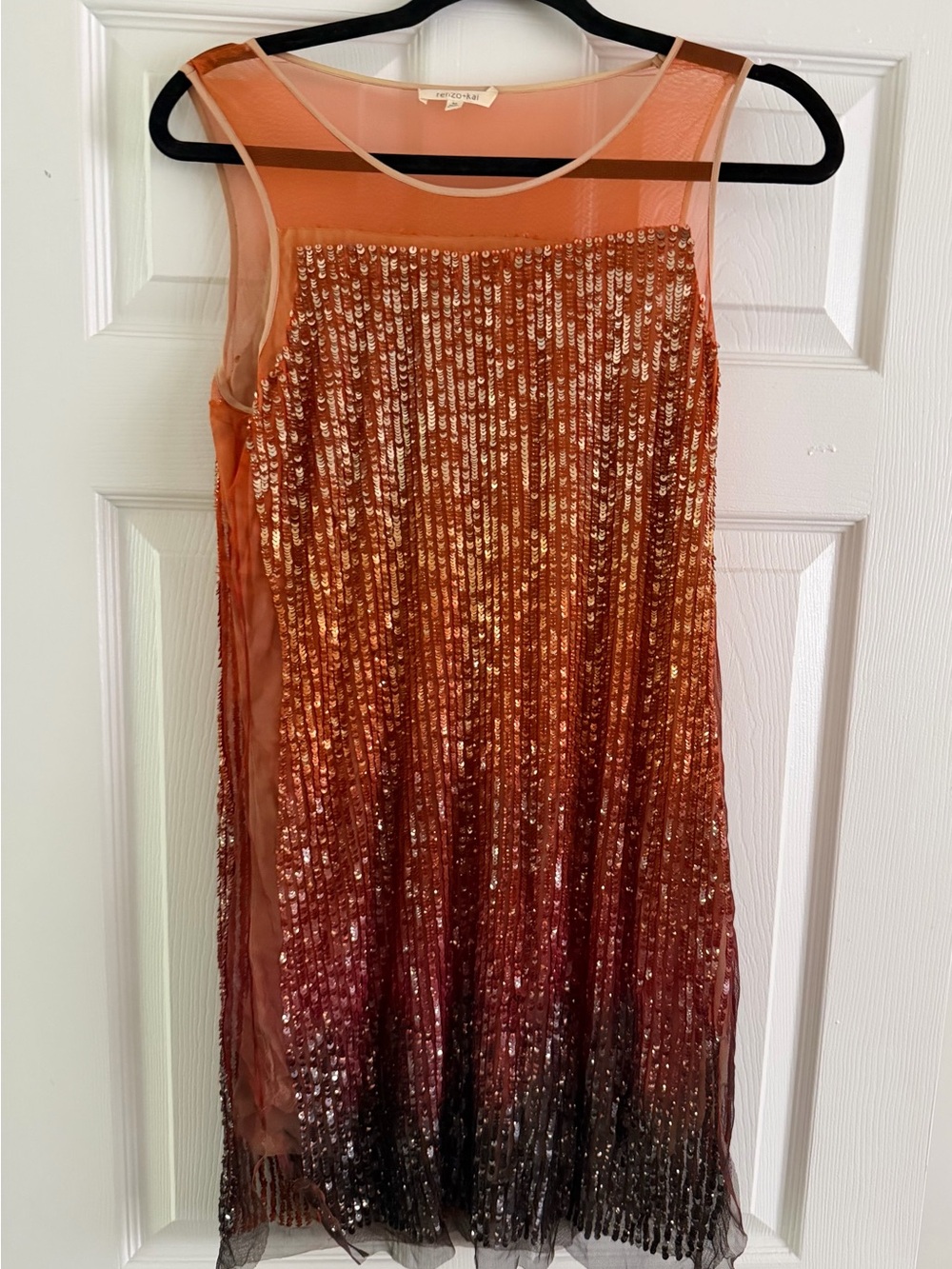 Renzo + Kai mini sequin dress